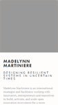 Mobile Screenshot of madelynnmartiniere.com